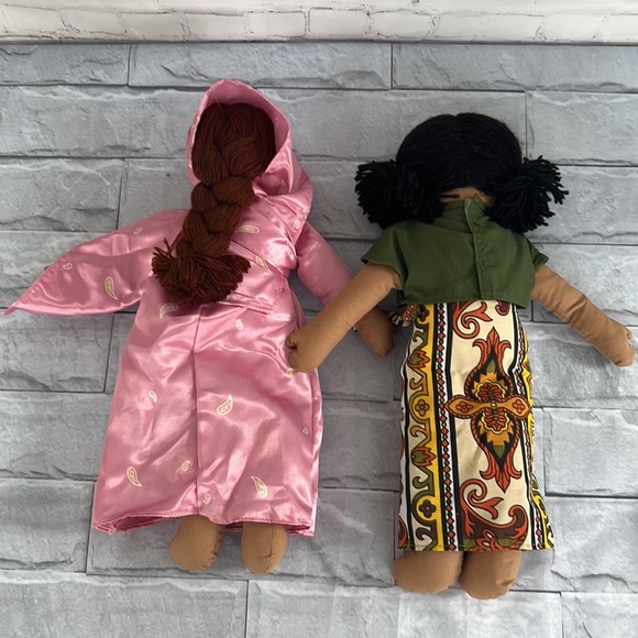 Pier 1 global child collection African fabric dolls - Picture 2 of 6